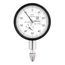 Dial Gauge, Flat Back, ISO Type 4mm, 0,01mm