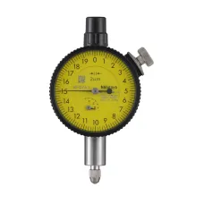 Dial Gauge, Flat Back, ANSI/AGD Type Jewelled Bearing, Shockproof, 0,5mm, 0,002mm
