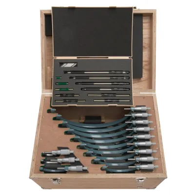 Outside Micrometer Economy Design Set 0-12", (12 pcs.) 103-905-10 Mitutoyo