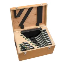 Outside Micrometer Economy Design Set 0-300mm, (12 pcs.), 0,01mm