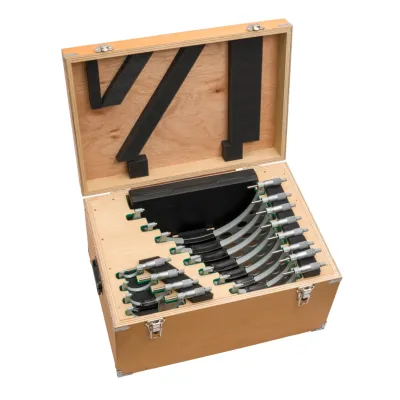 Outside Micrometer Economy Design Set 0-300mm, (12 pcs.), 0,01mm 103-914-50 Mitutoyo