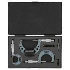 Outside Micrometer Economy Design Set 0-75mm, (3 pcs.)