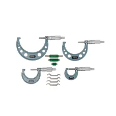Outside Micrometer Economy Design Set 0-4", (4 pcs.), 0,001"