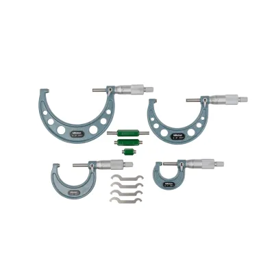 Outside Micrometer Economy Design Set 0-4", (4 pcs.), 0,001" 103-930 Mitutoyo