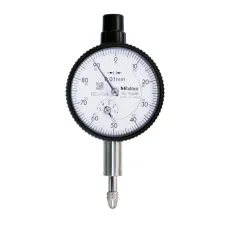 Dial Gauge, Flat Back, ISO Type Jewelled Bearing, 5mm, 0,01mm