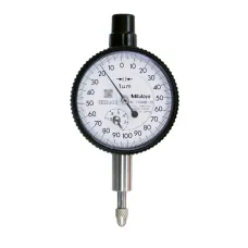 Dial Gauge, Flat Back, ISO Type Jewelled Bearing, 1mm, 0,001mm