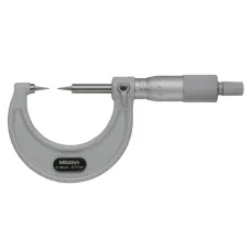 Point Micrometer with Hardened Tip 0-25mm, 15° Tip
