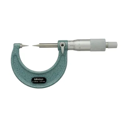 Point Micrometer with Carbide Tip 0-25mm, 15° Tip 112-165 Mitutoyo