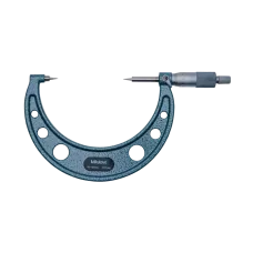 Point Micrometer with Carbide Tip 75-100mm, 15° Tip