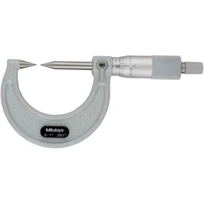 Point Micrometer with Carbide Tip 0-1", 30° Tip 112-237 Mitutoyo