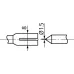 5-зубой микрометр с V-образной наковальней, 5–25 мм 114-121 Mitutoyo