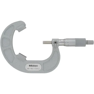 3 Flute V-Anvil Micrometer 55-70mm 114-105 Mitutoyo
