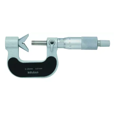 3 Flute V-Anvil Micrometer 1-1.6" 114-113 Mitutoyo
