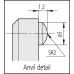 Tube Micrometer, Spherical Anvil 0-15mm, Carbide-tipped 115-101 Mitutoyo