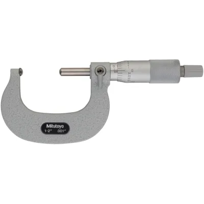 Tube Micrometer, Spherical Anvil/Spindle 1-2" 115-242 Mitutoyo