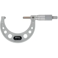 Tube Micrometer, Spherical Anvil/Spindle 2-3"