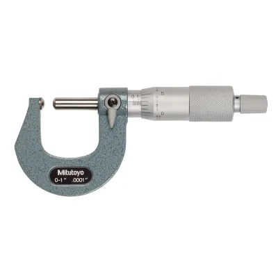 Tube Micrometer, Spherical Anvil/Spindle 0-1" 115-253 Mitutoyo