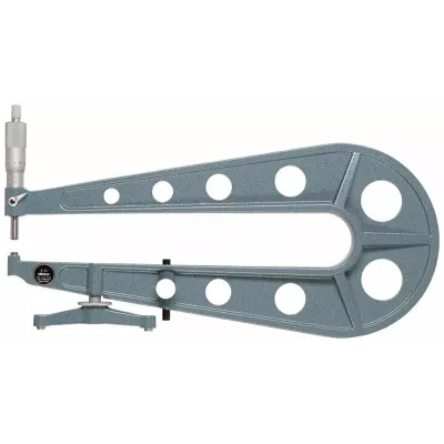 Sheet Metal Micrometer 0-25mm, Flat Anvil/spindle, 300mm Throat 118-103 Mitutoyo