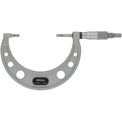 Blade Micrometer, Hardened Steel Blade 75-100mm, 0,75mm Blade 122-104-10 Mitutoyo