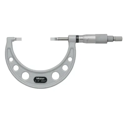Blade Micrometer, Hardened Steel Blade 2-3", 0,75mm Blade 122-127-10 Mitutoyo