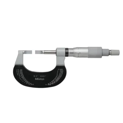 Blade Micrometer, Hardened Steel Blade 0-1", 0,4mm Blade 122-135-10 Mitutoyo