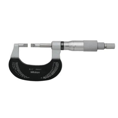 Blade Micrometer, Carbide-Tipped Blade 0-1", 0,4mm Blade 122-151-10 Mitutoyo
