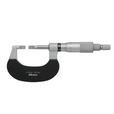 Blade Micrometer, Carbide-Tipped Blade 0-25mm, 0,75mm Blade 122-161-10 Mitutoyo