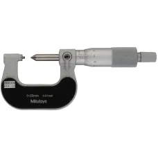 Screw Thread Micrometer 0-25mm, 0,6-0,9mm/44-28TPI