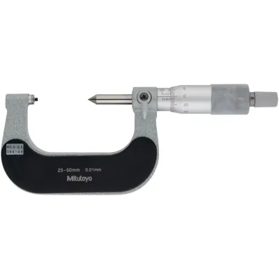 Screw Thread Micrometer 25-50mm, 0,4-0,5mm/64-48TPI 125-106 Mitutoyo