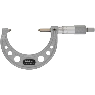 Screw Thread Micrometer 50-75mm, 3,5-5mm/8-5TPI 125-114 Mitutoyo