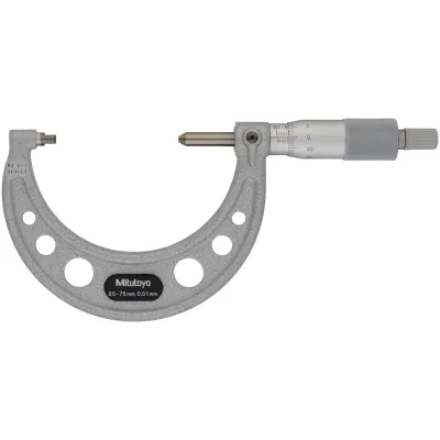 Screw Thread Micrometer 50-75mm, 5,5-7mm/4,5-3,5TPI 125-115 Mitutoyo