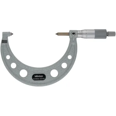 Screw Thread Micrometer 75-100mm, 0,6-0,9mm/44-28TPI 125-116 Mitutoyo