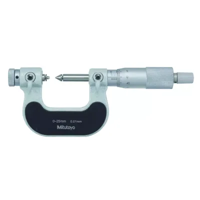Screw Thread Micrometer Interchangeable Tips, 0-25mm 126-125 Mitutoyo