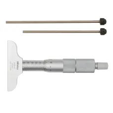 Depth Micrometer, Interchangeable Rods 0-50mm, 63mm Base
