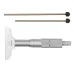 Depth Micrometer, Interchangeable Rods 0-50mm, 63mm Base 129-109 Mitutoyo