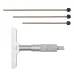 Depth Micrometer, Interchangeable Rods 0-75mm, 101mm Base 129-114 Mitutoyo