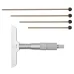 Depth Micrometer, Interchangeable Rods 0-100mm, 101mm Base 129-115 Mitutoyo Depth Micrometer, Interchangeable Rods 0-100mm, 101mm Base 129-115 Mitutoyo