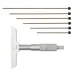 Depth Micrometer, Interchangeable Rods 0-150mm, 101mm Base 129-116 Mitutoyo Depth Micrometer, Interchangeable Rods 0-150mm, 101mm Base 129-116 Mitutoyo