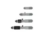 Tubular Inside Micrometer Set 2-6" (4 pcs.) 133-903 Mitutoyo Tubular Inside Micrometer Set 2-6" (4 pcs.) 133-903 Mitutoyo