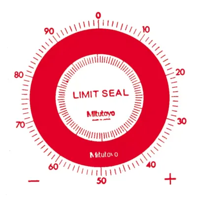 Limit Stickers Set Red 10 pcs. 136420 Mitutoyo