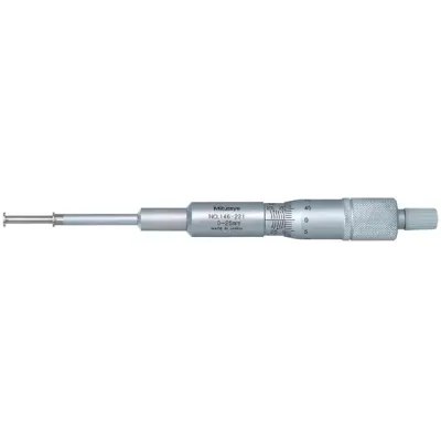Groove Micrometer, Non-Rotating Spindle 0-25mm, 6,35mm Flange 146-221 Mitutoyo