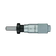 Micrometer Head, Spindle Feed 0,25mm/rev 0-13mm, 0,01mm, Spherical, with Clamp Nut