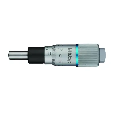Micrometer Head, Spindle Feed 0,1mm/rev. 0-6,5mm, 0,002mm, Spherical 148-142-10 Mitutoyo