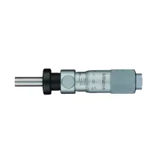 Micrometer Head, Locking Screw Type 0-13mm, 0,01mm, Flat, with Clamp Nut