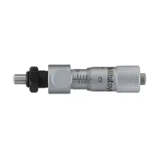 Micrometer Head, Locking Screw Type 0-6,5mm, 0,01mm, Spherical,  with Clamp Nut