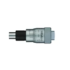 Micrometer Head, Short Thimble Type 0-6,5mm, 0,01mm, Flat