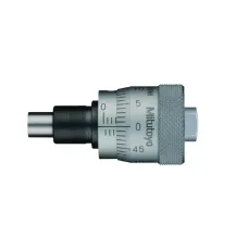 Micrometer Head, Short Thimble Type 0-6,5mm, 0,01mm, Flat