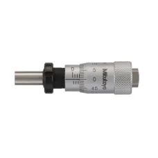 Micrometer Head, Short Thimble Type 0-13mm, 0,01mm, Flat, with Clamp Nut