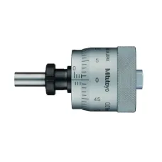 Micrometer Head, Short Thimble Type 0-13mm, 0,01mm, Flat, with Clamp Nut