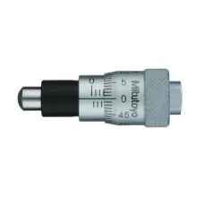 Micrometer Head, Short Thimble Type 0-6,5mm, 0,01mm, Spherical